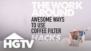 The Work Around Clever Uses for Coffee Filters  HGTV [upl. by Simmonds]