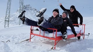 Draußen schlafen  Folge 1 Auf der Skipiste  ZDFtivi [upl. by Nafets]