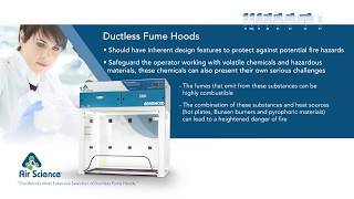 Managing a Work Surface Fire in a Ductless Fume Hood [upl. by Tnahsarp]