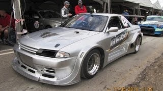 1200 bhp Nissan Skyline GTR  Jaguar Simola Hillclimb [upl. by Lurleen]