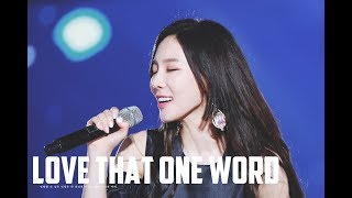 Kim Taeyeon  Love That One Word [upl. by Essined]