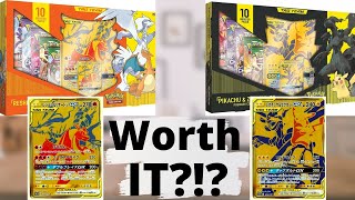 NEW Gold Charizard amp Reshiram Gold Pikachu amp Zekrom Boxes Revealed [upl. by Roque]