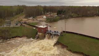 Smallwood Lake Dam Overflows After Edenville Dam Failure [upl. by Gabrielli]