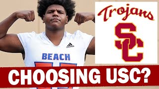 Will Josh Conerly Choose USC 5 2022 OL [upl. by Netram]