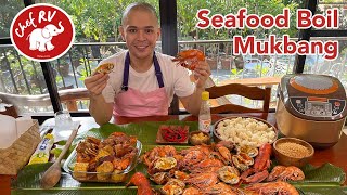 SEAFOOD BOIL MUKBANG [upl. by Engeddi]