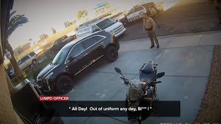 Copping an attitude Confrontational Las Vegas police officer under internal investigation [upl. by Goodhen]