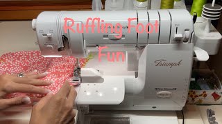 Learn to Use Your Baby Lock Ruffling Foot on Your Serger [upl. by Obed907]