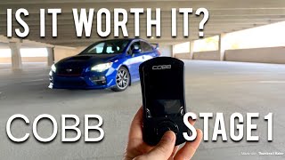 201517 WRX COBB Stage 1 Tune Initial Review [upl. by Caras]