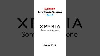 🎶📱 Evolution Sony Xperia Ringtone PART 3 sony retro classic telephone mobile [upl. by Auqinet]