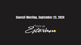 Estevan City Council Meeting Sept 23 2024 [upl. by Hild]