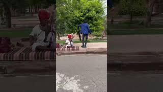 Baba Jackson on The streets 🔥🔥baba dance dancer rajasthan ￼￼ [upl. by Rici464]