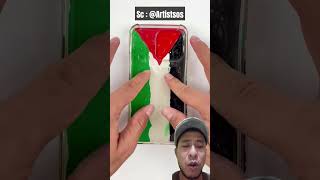 Case HP dorang bendera Palestina ‼️Artistsos palestine freepalestine youtubeshorts [upl. by Torey]