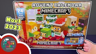 24 bất ngờ ngả ngửa từ hộp Minecraft Advent Calendar cho Noel 2023 ToyStation 824 [upl. by Yates]