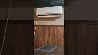 Heinner 24000 btu split air conditioner running in heat mode hisense [upl. by Trela]