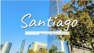 Walking tour of Santiago Chile [upl. by Alihet]