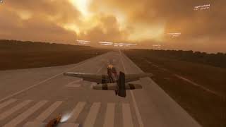 MSFS VR p51 Hurricane chaser [upl. by Alletneuq]