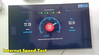 How to Check Internet Speed in Android Smart TV [upl. by Otrevire923]