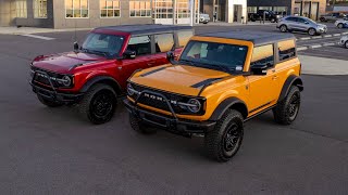 The ultimate comparison First Edition Bronco 2door VS 4door [upl. by Adah]