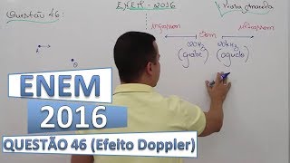 ENEM 2016 FÍSICA  Questão 46 Efeito Doppler [upl. by Silohcin]