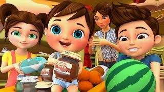 The Grocery Store  The BEST SONGS For Children  Banana Cartoon Original Songs HD [upl. by Pussej]