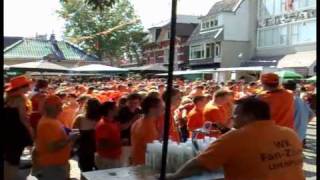 Fanzone feestje bij Oranje  Slowakije [upl. by Rudwik]