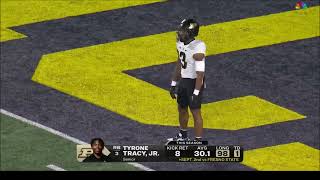 Tyrone Tracy Jr Purdue RB vs Michigan 2023 [upl. by Aicele]