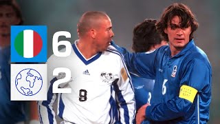 CERA UNA VOLTA I migliori del MONDO sfidano gli AZZURRI  ITALIA vs WORLD STARS 1998 [upl. by Ragucci]