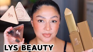 LYS BEAUTY TRIPLE FIX FOUNDATION STICK amp LOOSE POWDER DEMO amp WEAR TEST [upl. by Aimahc885]