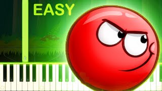 Deep Forest  RED BALL 4  EASY Piano Tutorial [upl. by Sanoy210]