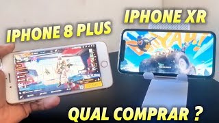 IPHONE 8 PLUS OU IPHONE XR  QUAL COMPRAR [upl. by Mellman]