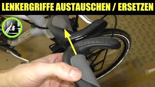 Lenkergriffe Fahrrad Fahrradgriffe Griffe ERGON GP3 austauschen ✅ wechseln demontieren tauschen [upl. by Wun]