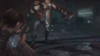 Resident evilRevelations Final boss Norman  infernal difficulty strategy [upl. by Atteloj]