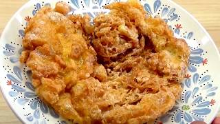 Telur dadar crispy  How to make crispy scramble egg [upl. by Liagaba101]