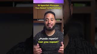 10 MustKnow Spanish Phrases  Beginner [upl. by Araf]