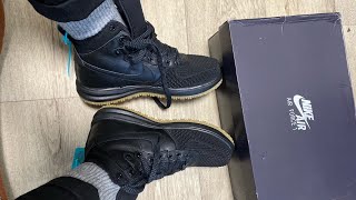 Кроссовки Nike LUNAR FORCE 1 DUCKBOOT обзор [upl. by Dorrahs]