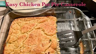 Easy Chicken Pot Pie Casserole [upl. by Annayad]