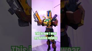 This is how I put on my Bastion cosplay cosplay bastion overwatch2 [upl. by Gibson]