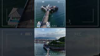 Llandudno pier llandudno aerialphotography drone placestovisit llandudnopier [upl. by Auberta]