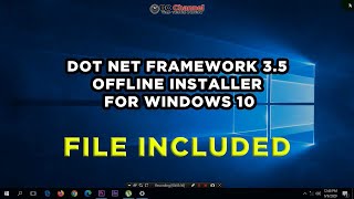 Mudah  Cara Install dot net framework 35 offline installer for windows 10  Update 2020 [upl. by Yrollam]