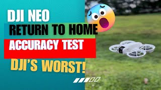 WORST Return to Home ACCURACY 😩 DJI NEO RTH [upl. by Goeselt]