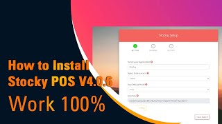 How to install Stocky POS system in hosting by Khmer Housewife [upl. by Anailil]