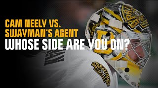 Cam Neely vs Jeremy Swaymans agent  which side are you on  HEAT CHECK [upl. by Sarine327]