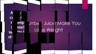 Cucumber Juice Make you Lose Weight [upl. by Brok]