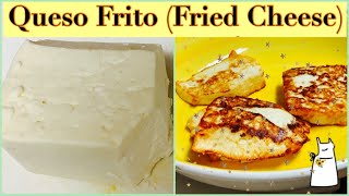 HOW TO MAKE QUESO FRITO FRIED CHEESE  Nicaraguan Side Dish [upl. by Falo933]