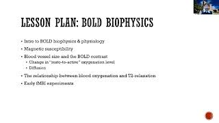 Learn fMRI w02 01 Biophysics of BOLD Lesson Plan UCLA Monti PSYCH265 [upl. by Orly662]