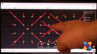 1C2 Demonstration of how to use the PhET quotCharges and Fieldsquot simulation [upl. by Nehepts]