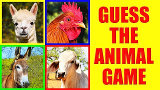 Guess the Farm Animal Sound Game  Test Your Knowledge [upl. by Tizes]