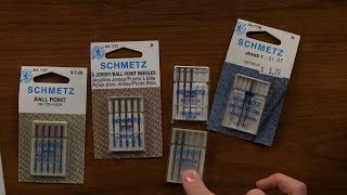 Choosing the Right Sewing Machine Needles [upl. by Enajharas]