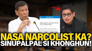 NAPASAMA KA SA NARCOLIST NI PRES DU30 BUTATA SI JAY KHONGHUN SA MGA SAGOT NI FPRRD PANOORIN [upl. by Averil]