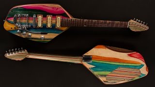 Vox Phantom Guitar Made From Recycled Skateboards [upl. by Flavio197]